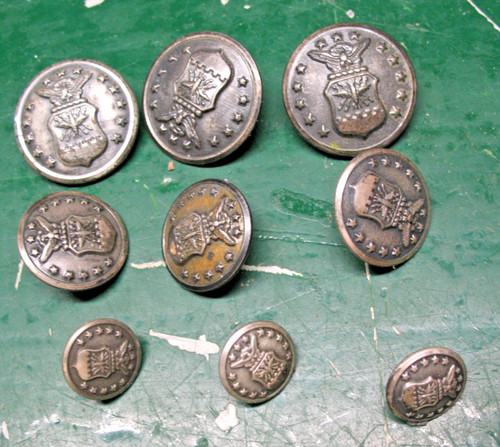 Military buttons three - ,